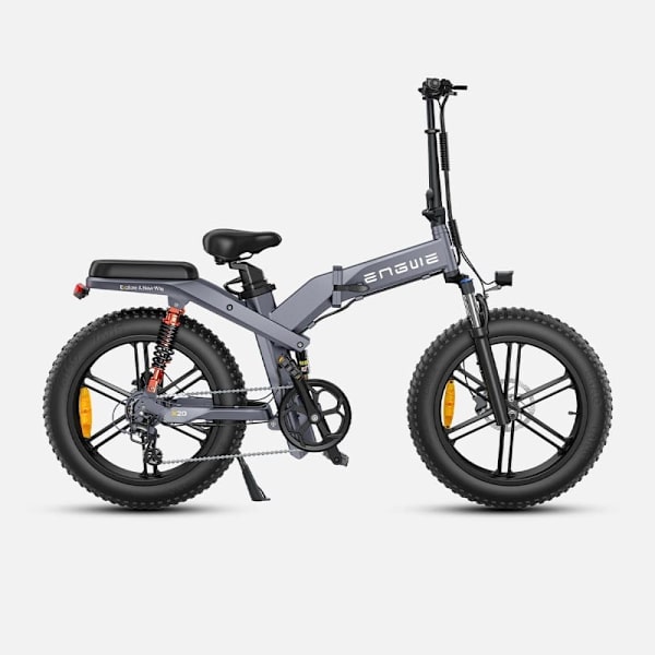 Hopfällbar elcykel ENGWE X2, dubbla batterier 22,2 Ah, 8 hastigheter