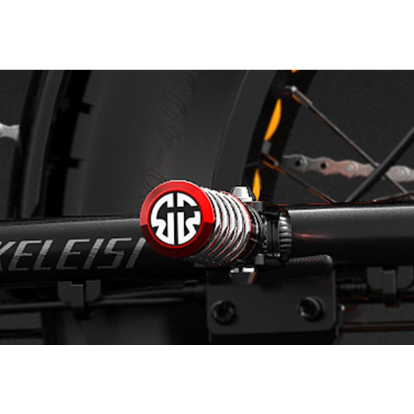 Elcykel LANKELEISI X-Black Knight, Moto Style, 2000W dubbelmotor, 48V 45Ah Samsung dubbelbatteri