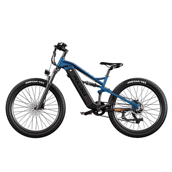 Offroad elcykel PULUMA PH001, blød bagende, 500W motor, 48V 20Ah batteri, 27,5", blå