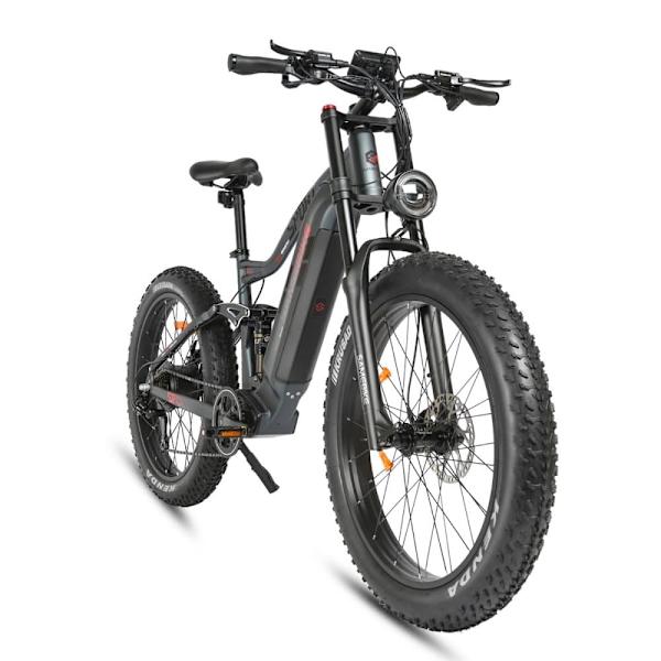 Sähköpyörä maastoon SAMEBIKE RSA08-II, moottori 1000 W, maks. 45 km/h