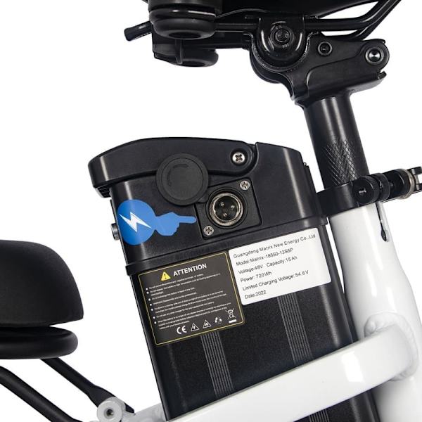 Sammenklappelig Elcykel AVAKA BZ20 Plus 500W Motor 48V 15Ah Batteri