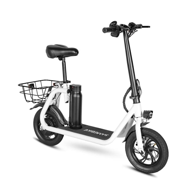 Taittuva sähköpotkulauta istuimella SAMEBIKE SM-C01, 350W 10.4Ah, 12 tuumaa