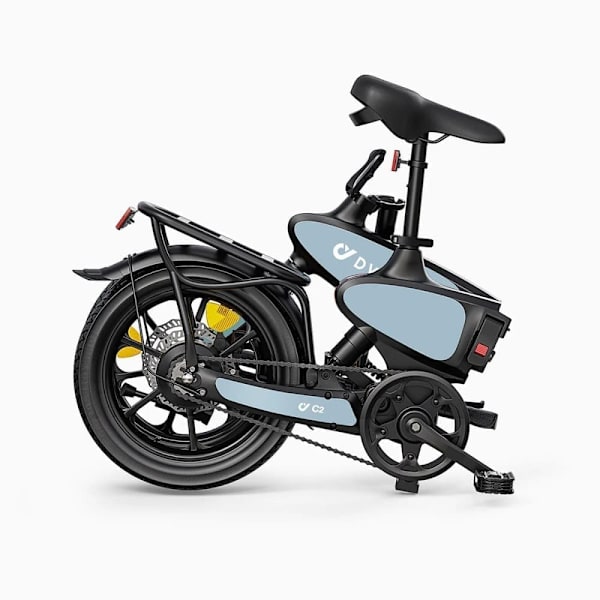 Sammenklappelig elcykel DYU C2, 16", motor 48V 250W, skivebremser