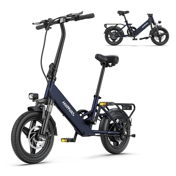 Elcykel HillMiles Mile 1, 250W motor, 36V 10,4Ah batteri, 14 tum hopfällbar, 25 km/h