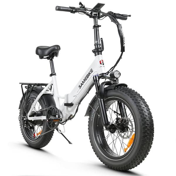 Taittuva sähköpyörä SAMEBIKE LOTDM200-II, moottori 750W 48V, älykäs NFC