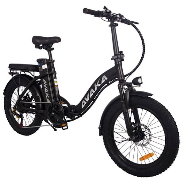 Hopfällbar elcykel AVAKA BZ20 Plus 500W motor 48V 15Ah batteri