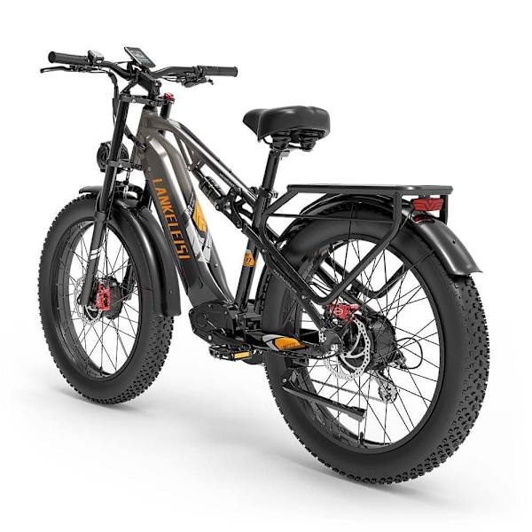 Sähkömaastopyörä LANKELEISI MG800Max, 2000 W kaksoismoottori, 26 tuuman paksut renkaat, 20 Ah akku