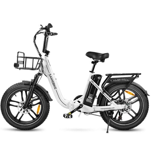 Taittuva sähköpyörä SAMEBIKE C05 Pro, läpiajettava, 36V 500W moottori, paksut renkaat