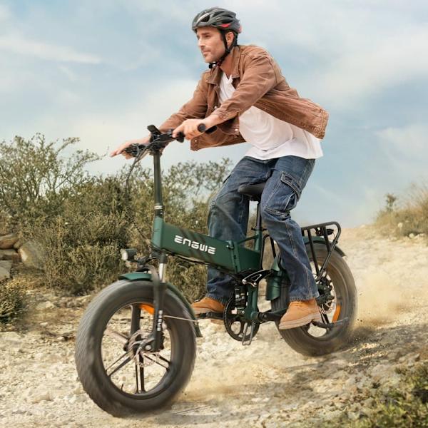 Hopfällbar elcykel ENGWE ENGINE PRO 2.0, 75 N.M momentsensor, 52V 16AH batteri, terräng