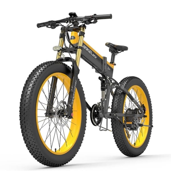 Elektrisk mountainbike LANKELEISI XT750 PLUS, STOR GAFFEL, Fat Tire