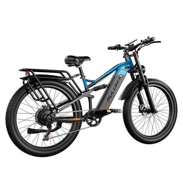 Elcykel PULUMA PE86, 500W motor, momentsensor, 48V 20Ah batteri, sort og blå