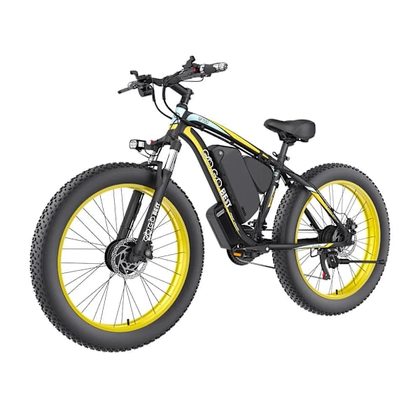 GOGOBEST GF700 26" Elektrisk Mountainbike Dobbelt 500W Motor SHIMANO 27-Speed ​​Gear