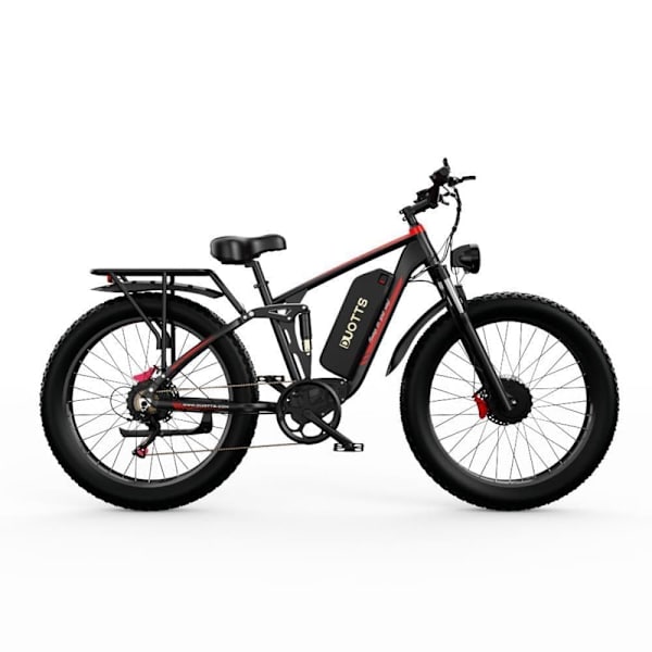Elcykel DUOTTS S26, 26 tommer tykke dæk, 750W*2 motorer, smart app