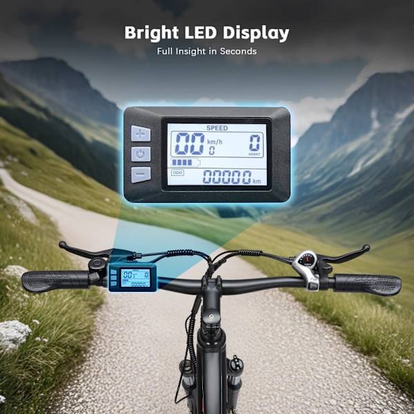 PURE UNICORN U3 29" Mountainbike, 750W 48V 12,8Ah, Sort