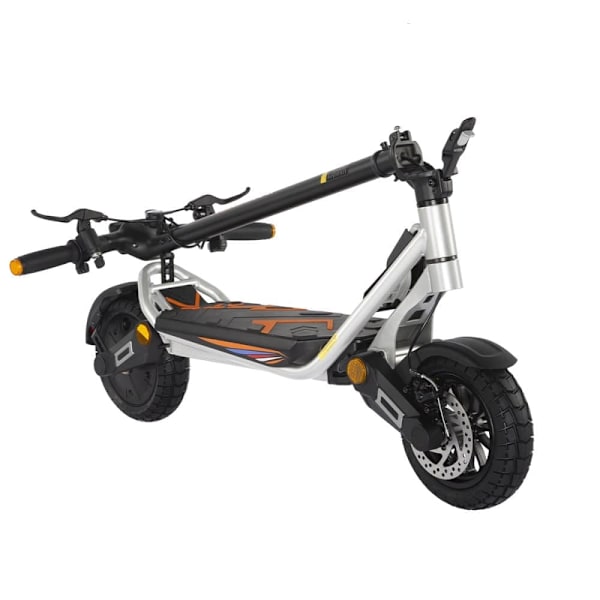 El-scooter KuKirin A1, motor 48V 800W, 13Ah batteri, rækkevidde 45 km, sølv