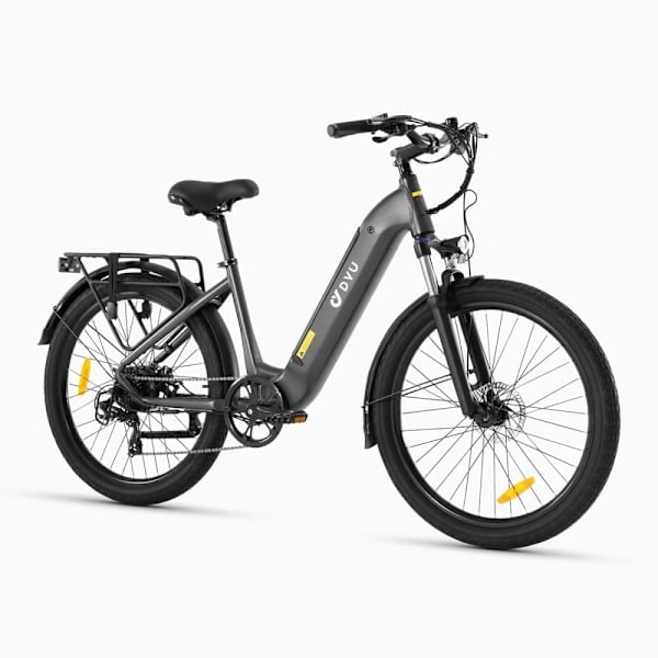Elcykel DYU C1, Motor 36V 350W, Step-Thru, 26", Sort