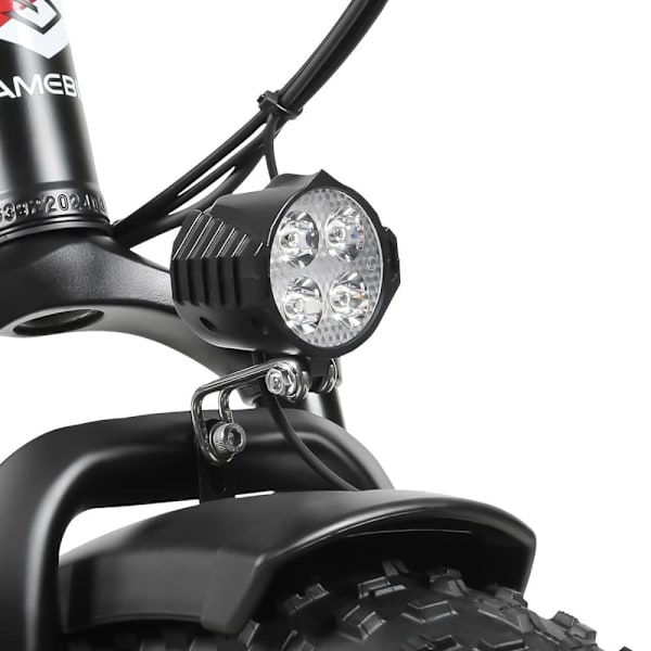 Taittuva sähköpyörä SAMEBIKE LOTDM200-II, moottori 750W 48V, älykäs NFC