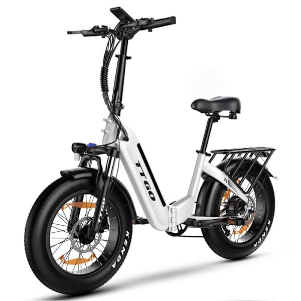 Taittuva sähköpyörä TTGO F6, 250 W, vääntömomentti 45 Nm, 25 Ah, vihreä
