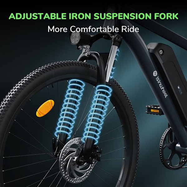 Kaupunkisähköpyörä iSinwheel M10 - 26" - 250W 36V 10.4Ah