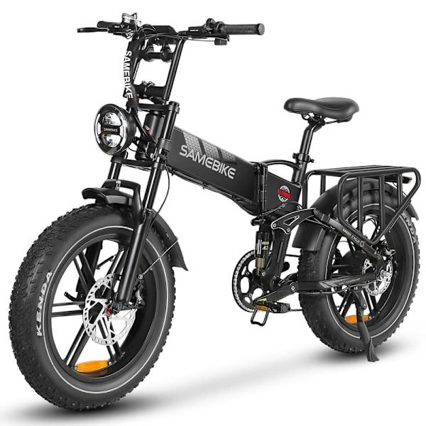 Hopfällbar terrängcykel SAMEBIKE RS-A02, Motor 1200W, Fullfjädring
