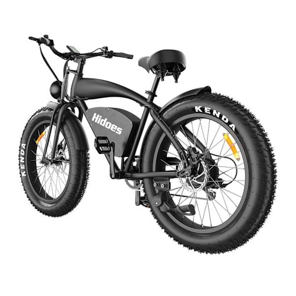 Retro elcykel Hidoes B3, 1200W 48V 18,2Ah batteri, 26" fatbike