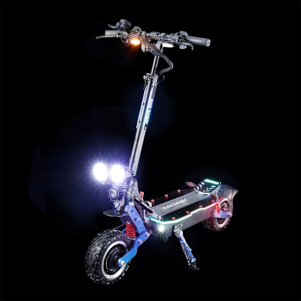 El-løbehjul Halo Knight T108 Pro - 60V 6000W 38.4Ah dobbeltmotor