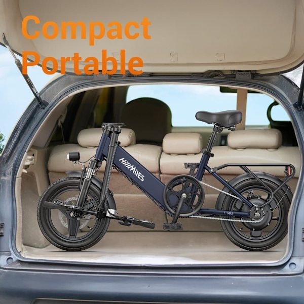 Elcykel HillMiles Mile 1, 250W motor, 36V 10,4Ah batteri, 14 tum hopfällbar, 25 km/h