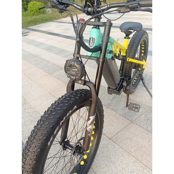 El-mountainbike LANKELEISI RV800 Plus, Bafang-motor 750W, 48V 20Ah Samsung-batteri