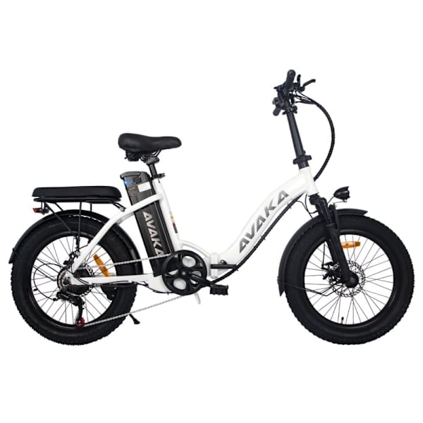 Hopfällbar elcykel AVAKA BZ20 Plus 500W motor 48V 15Ah batteri