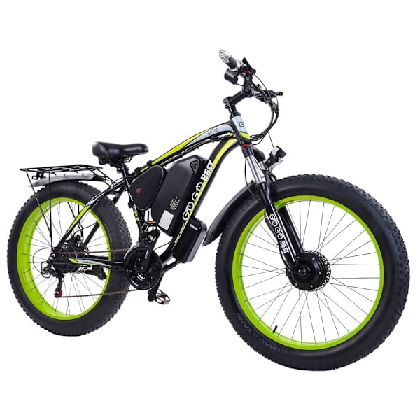 GOGOBEST GF700 26" Elektrisk Mountainbike Dobbelt 500W Motor SHIMANO 27-Speed ​​Gear