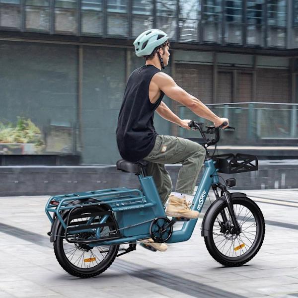 Ladcykel OneSport OT01, 20", Longtail, 650W motor 48V 27Ah batteri 25 km/t