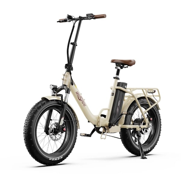 Hopfällbar elcykel Onesport OT16 Max, 20", 500W motor 48V 18Ah batteri, stöd för app