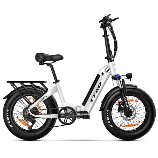 Taittuva sähköpyörä TTGO F6, 250 W, vääntömomentti 45 Nm, 25 Ah, vihreä