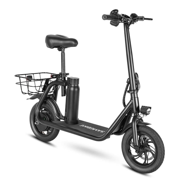 Taittuva sähköpotkulauta istuimella SAMEBIKE SM-C01, 350W 10.4Ah, 12 tuumaa