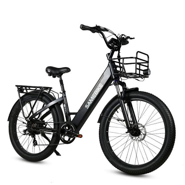 SAMEBIKE RS-A01 Plus 26" elektrisk stadscykel, motor 48V 750W, 14AH batteri
