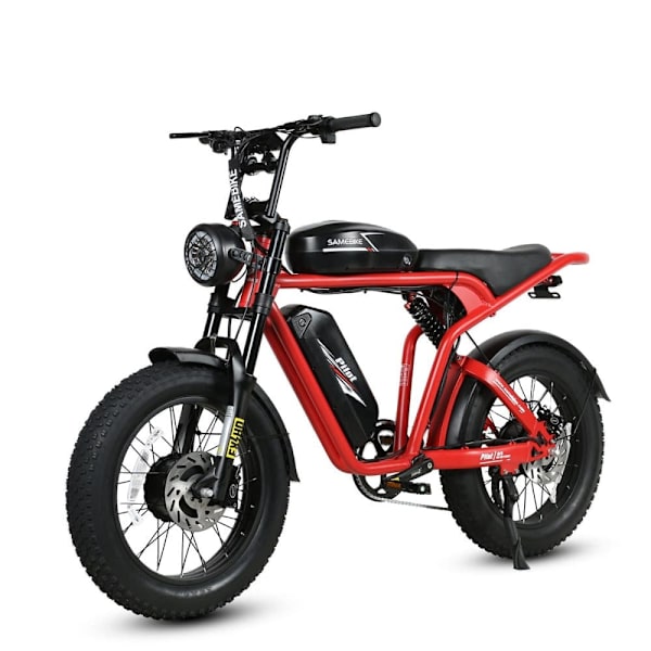 Elcykel SAMEBIKE M20-III, Motor 2000W, 48V 36Ah Dubbelbatteri