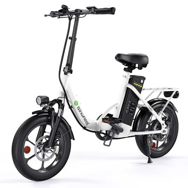 Kaupunkisähköpyörä iSinwheel U4, 36V 10.4AH 250W, 16" Foding-sähköpyörä - musta