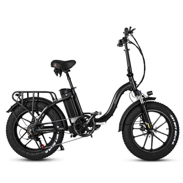 Sammenklappelig Step-Thru Elcykel CMACEWHEEL Y20, 750W 48V 18Ah, Fat Tire, Sort
