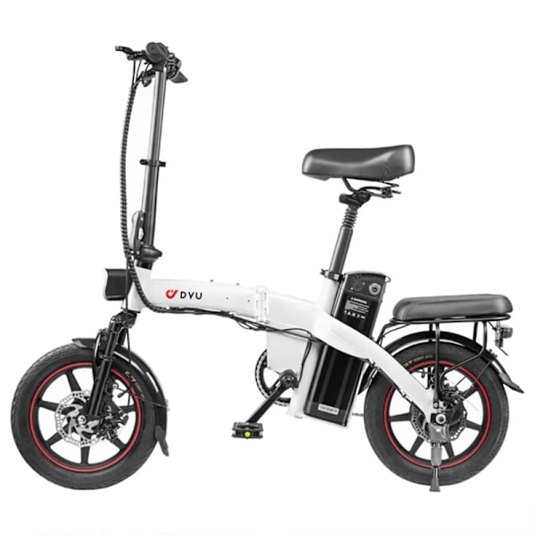 Elcykel DYU A5 - 14'' - Motor 48V 350W - Hopfällbar Vit