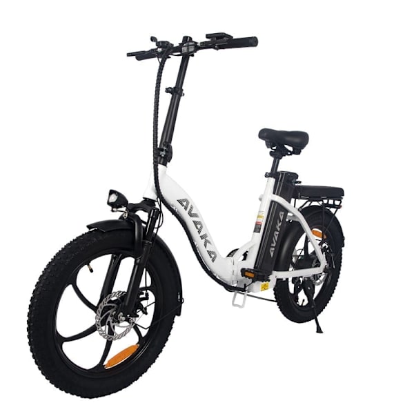 Hopfällbar elcykel AVAKA BZ20 Plus 500W motor 48V 15Ah batteri
