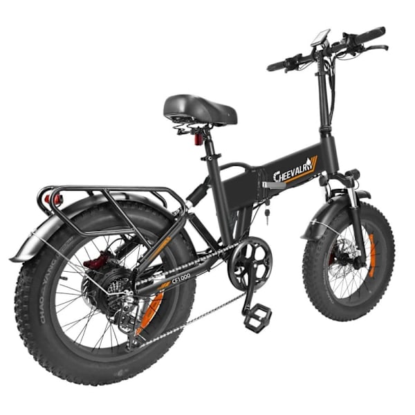 Sammenklappelige elcykler CHEEVALRY CF1000, 1000W 48V 20Ah, Terrængående