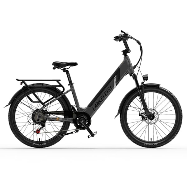 Elektrisk bycykel LANKELEISI ES500PRO, 500W motor 48V 14.5Ah batteri 24'' dæk 32 km/t maks. hastighed