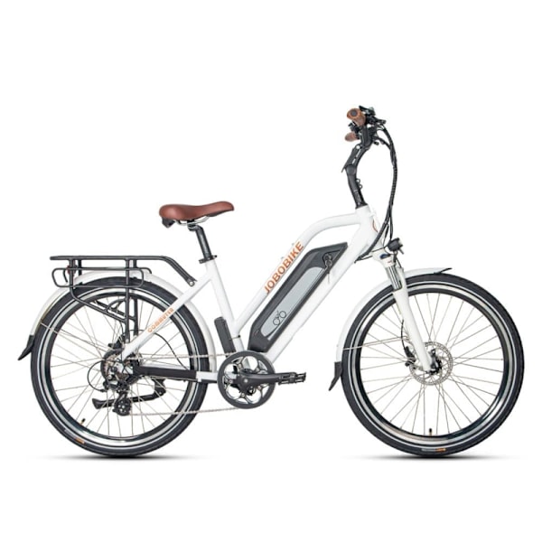 City Elcykel JOBOBIKE Pendler, 250W 36V 18.2Ah, Step-through Hvid