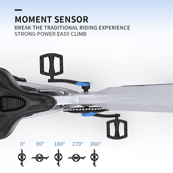 Elcykel för stad OneSport OT05, 27,5", 36V 250W motor, supportapp