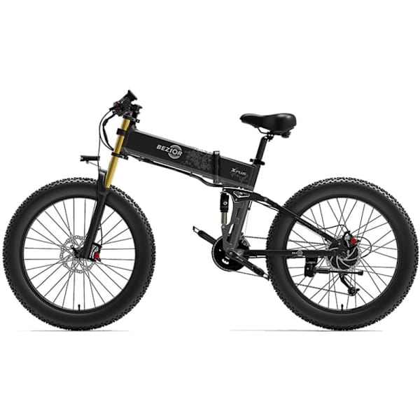 Taittuva sähköpyörä Bezior X PLUS, 1500W 48V 17.5Ah, hydraulinen levyjarru