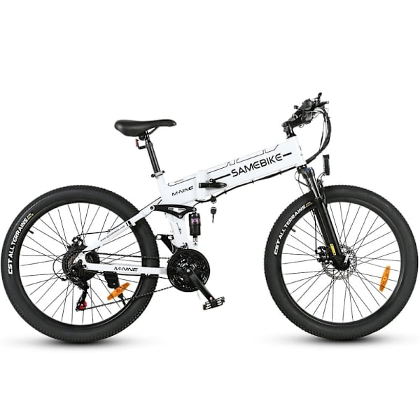 Taittuva sähkömaastopyörä SAMEBIKE LO26-II-FT, 900W 48V 14Ah, hydraulinen jarru
