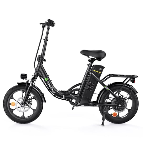 Kaupunkisähköpyörä iSinwheel U4, 36V 10.4AH 250W, 16" Foding-sähköpyörä - musta