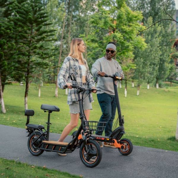 Sähköpotkulauta istuimella KuKirin C1 Pro, 14" maastorenkaat, moottori 48V 500W, 26Ah akku