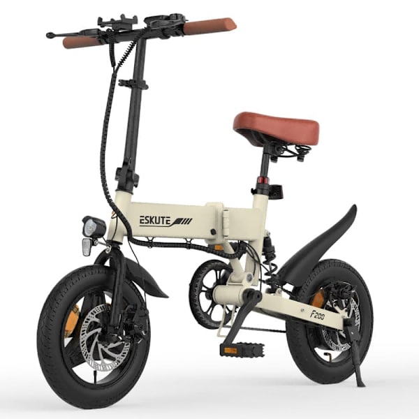 ESKUTE F200 14" Mini Foldbar Elcykel 250W Motor 36V 7.8Ah Batteri