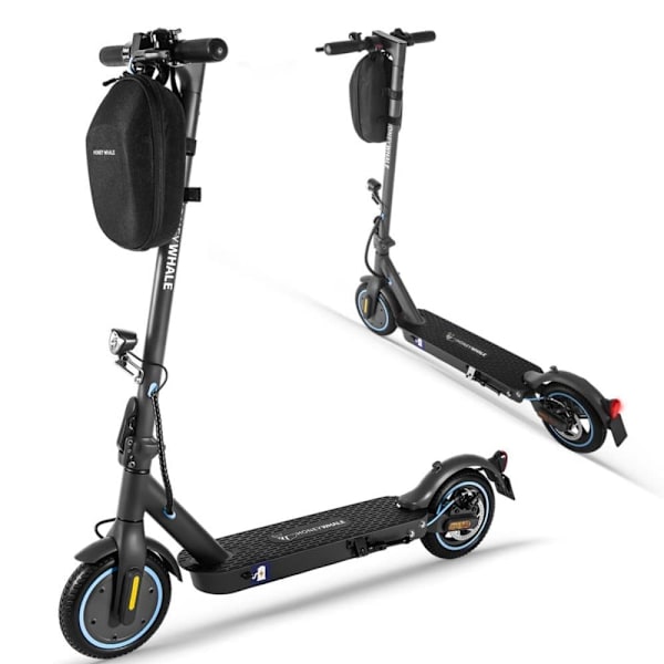 El-scooter HONEY WHALE E9, motor 36V 350WSmart APP-styring, 8,5 tommer dæk